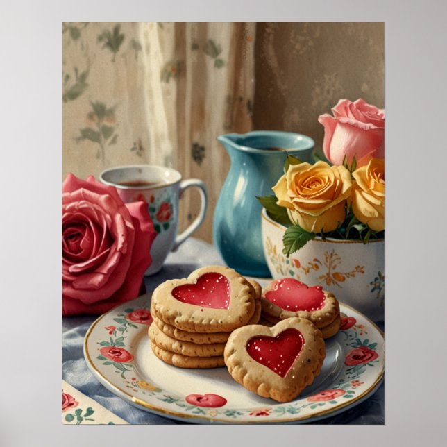 Vintage roses poster  (Front)