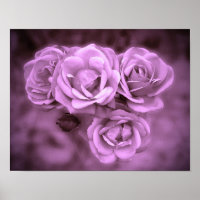 Vintage Roses Purple