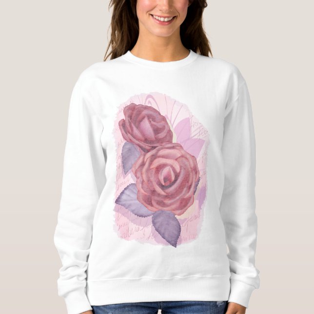 Vintage roses, shirt (Front)