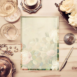 Vintage roses stationery