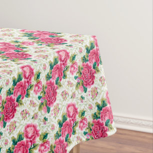 Vintage Roses Tablecloth