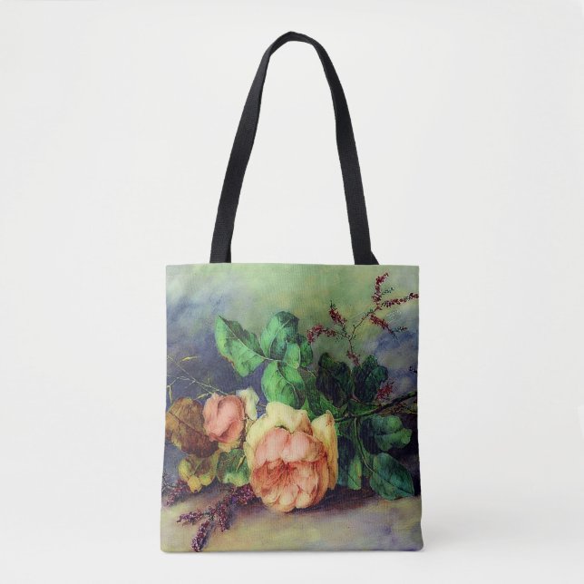 Vintage roses  tote bag (Front)