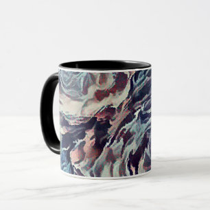 Vintage roses , vintage mug