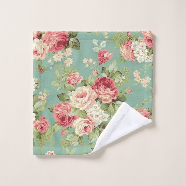 Vintage Roses Wash Cloth (Wash Cloth)