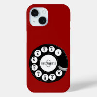 Vintage Rotary Dial (red)