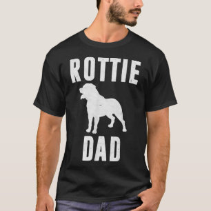 Vintage Rottweiler Dad Rott Dog Daddy Rottie Fath T-Shirt
