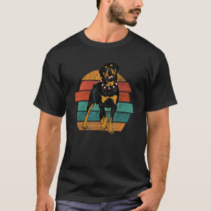 Vintage Rottweiler Dog Retro Rottweiler Men Women T-Shirt