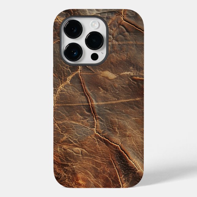 Vintage Rough Leather Texture  Case-Mate iPhone Case (Back)