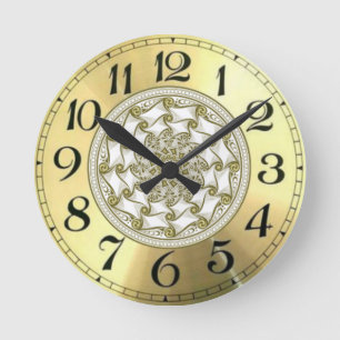 Vintage Round Clock