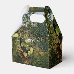 Vintage Rousseau Fight Between Tiger and Buffalo Favour Box