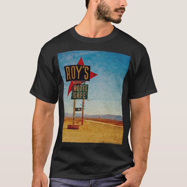 Vintage Route 66 America roadside travel T-Shirt (Front)