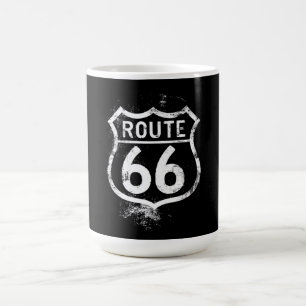 Vintage Route 66 Distressed Sign Americana Travel  Coffee Mug