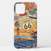 Vintage Route 66 poster.