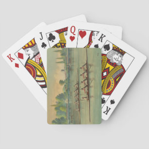 Vintage Rowers Crew Race Boat Race Playing Cards