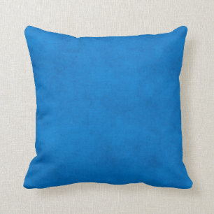 Vintage Royal Blue Paper Parchment Background Cushion