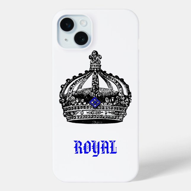 Vintage Royal Crown Case-Mate iPhone Case (Back)