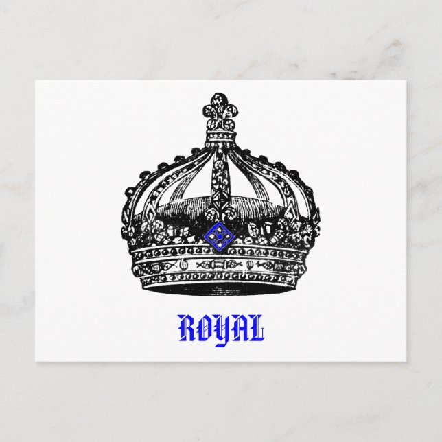 Vintage Royal Crown Postcard (Front)