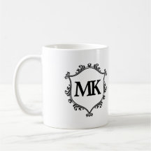 Vintage royal shield personalised name monogram