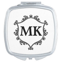 Vintage royal shield personalised name monogram