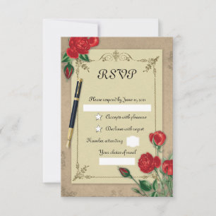 Vintage RSVP Card