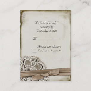 Vintage RSVP Card