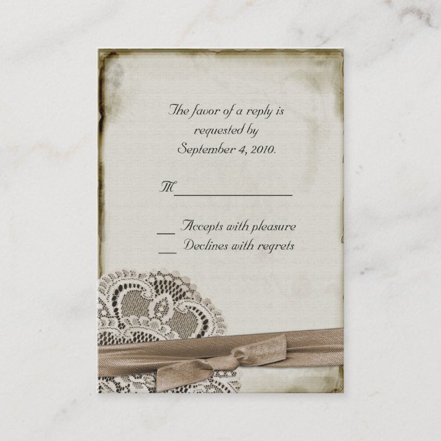 Vintage RSVP Card (Front)