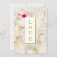 *~ Vintage RSVP Romantic AR26 QR Floral Wedding
