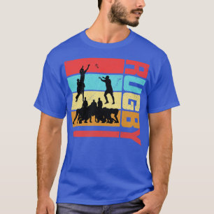 Vintage Rugby Player Funny Sport T-Shirt