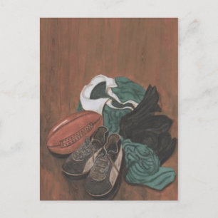 Vintage Rugby Postcard