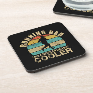 Vintage Running Dad Like A Regular Dad But Cooler Coaster