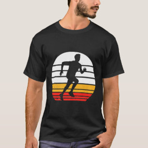 Vintage Running Marathon Jogging Run 80s Retro Run T-Shirt
