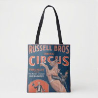 Vintage Russell Brothers Circus Poster.