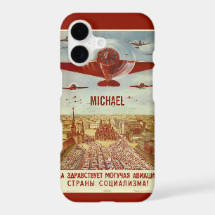 Vintage Russian Aviation custom name phone cases