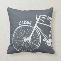 Vintage Rustic Bicycle + Any Colour Personalised