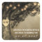 Vintage Rustic Carved Oak Wedding Favour Stickers