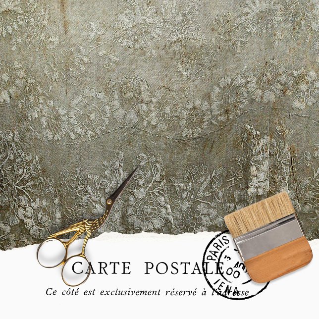 Vintage Rustic Cream Lace Texture Decoupage Tissue Paper (Creator Uploaded)