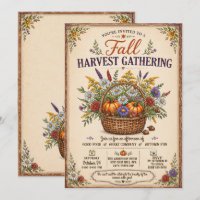 Vintage Rustic Fall Autumn Harvest Party