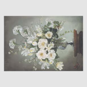 Vintage Rustic Floral Roses Flowers Decoupaging Tissue Paper