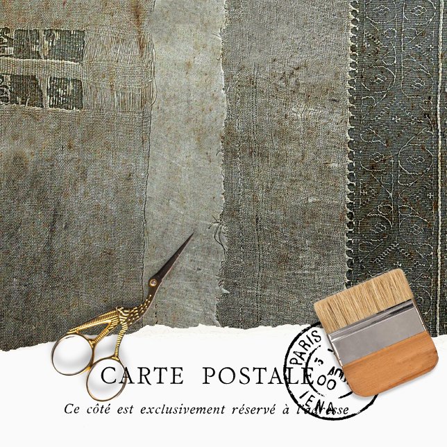 Vintage Rustic Grey Distressed Texture Decoupage  Tissue Paper (Creator Uploaded)