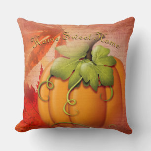 Vintage Rustic Home Sweet Home Country Autumn Cushion
