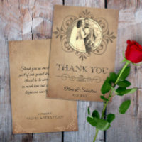Vintage Rustic Old Parchment Victorian Wedding 
