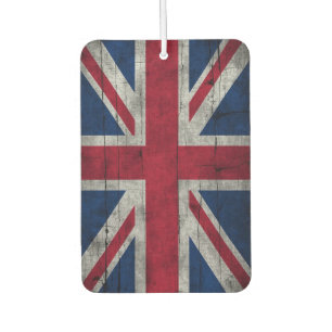 Vintage rustic Patriotic U.K. flag Car Air Freshener