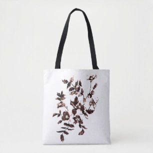 Vintage Rustic Rose Tote Bag