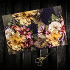 Vintage Rustic Texture Botanical Decoupage