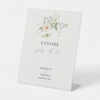Vintage Rustic Wildflower Wedding Favours