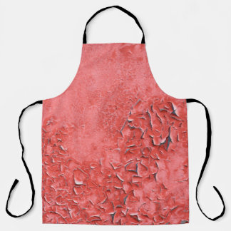 Vintage Rusty Iron Wall Texture Apron