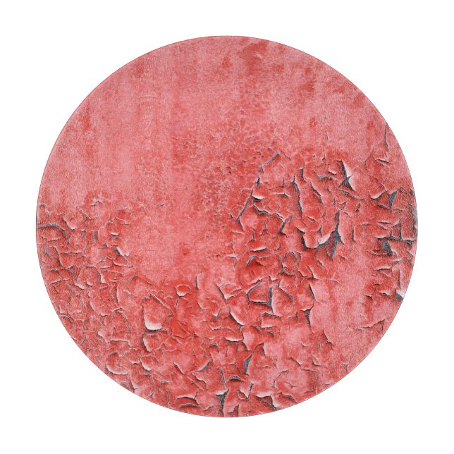 Vintage Rusty Iron Wall Texture Cutting Board (Front)