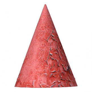 Vintage Rusty Iron Wall Texture Party Hat