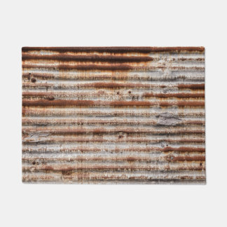 Vintage Rusty Metal Doormat