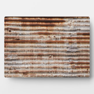 Vintage Rusty Metal Plaque